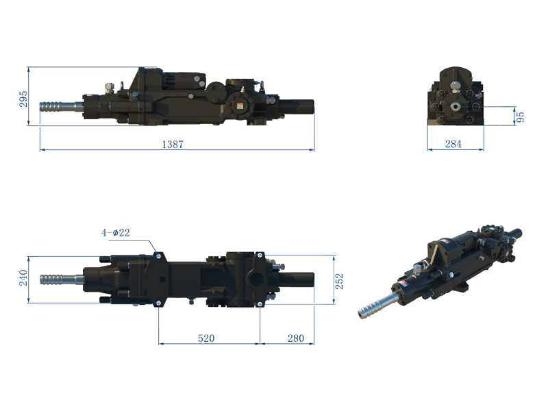 RD18S液壓鑿巖機 RD18S液壓鑿巖機